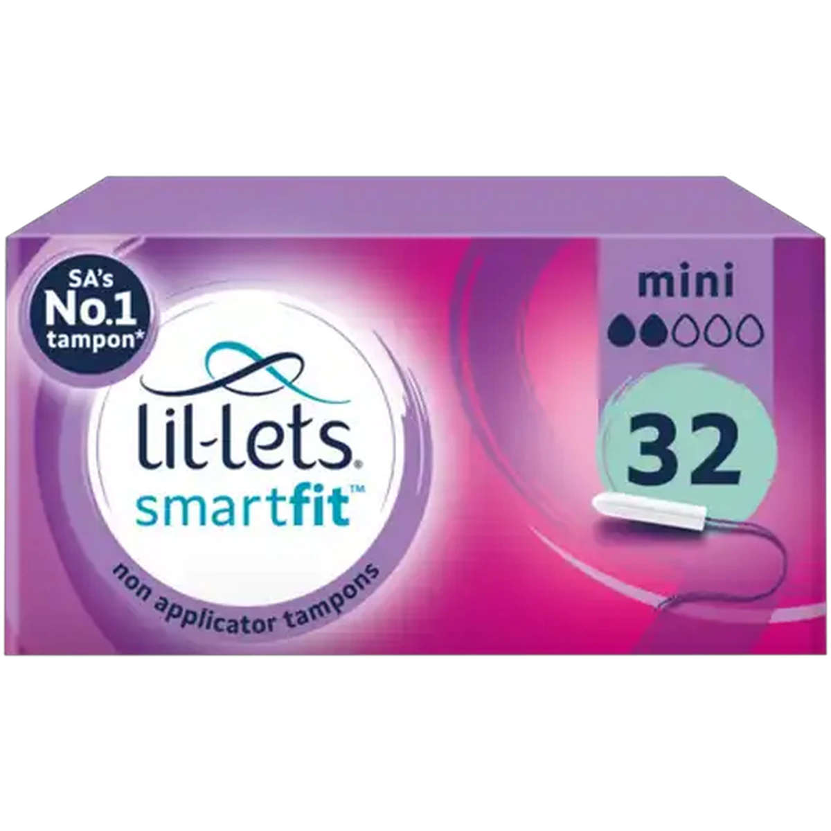 Lil-Lets Mini Non-Applicator 32 Tampons