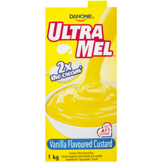 Danone Ultra Mel custard flavoured desert 1kg