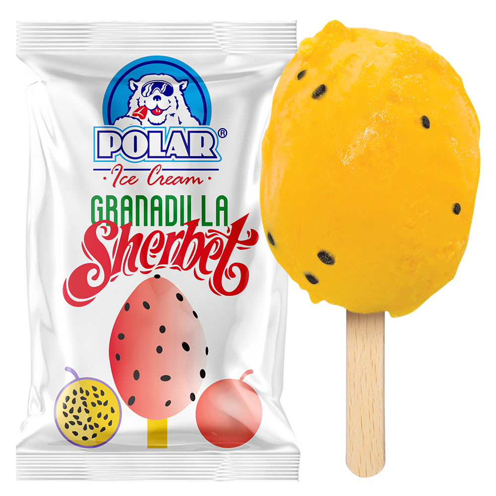 Granadilla Sherbet Ice Cream stick