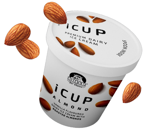 ICup Almond Ice cream cup 125ml