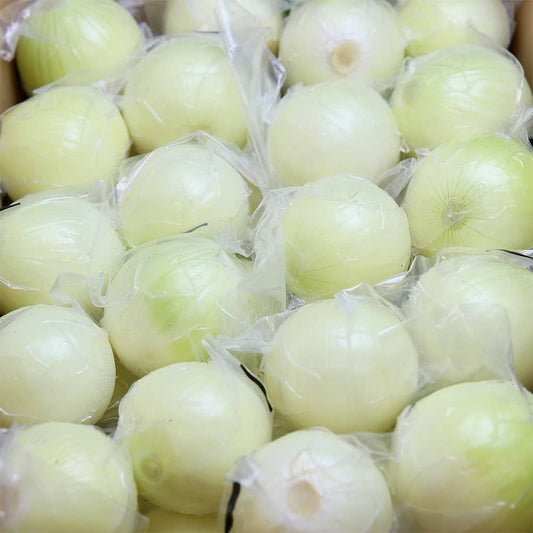 Vacuum sealed onions