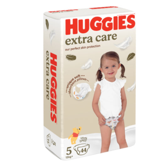 Huggies® Extra Care - Size 5 Moving Baby (11-25kg) - 44 Nappies