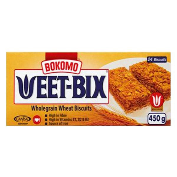 Bokomo Weet-Bix Wholegrain Wheat Biscuits - 450g ( 1 Individual Box )
