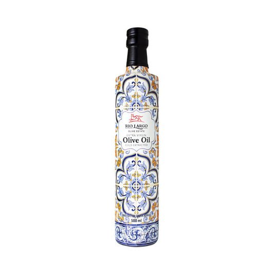 Rio largo “Moroccan Tile” Extra Virgin Olive Oil 500ml Glass Bottle