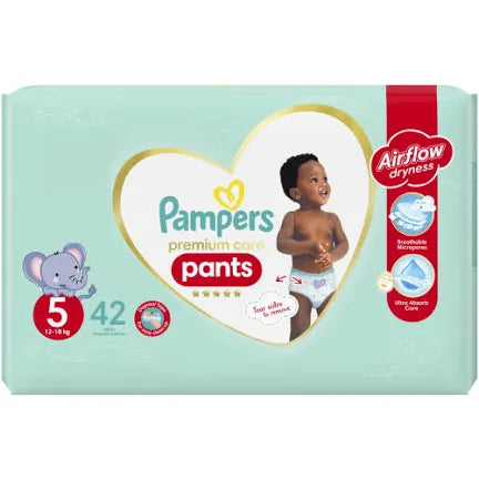 Pampers 5 premium care pants 42 pack