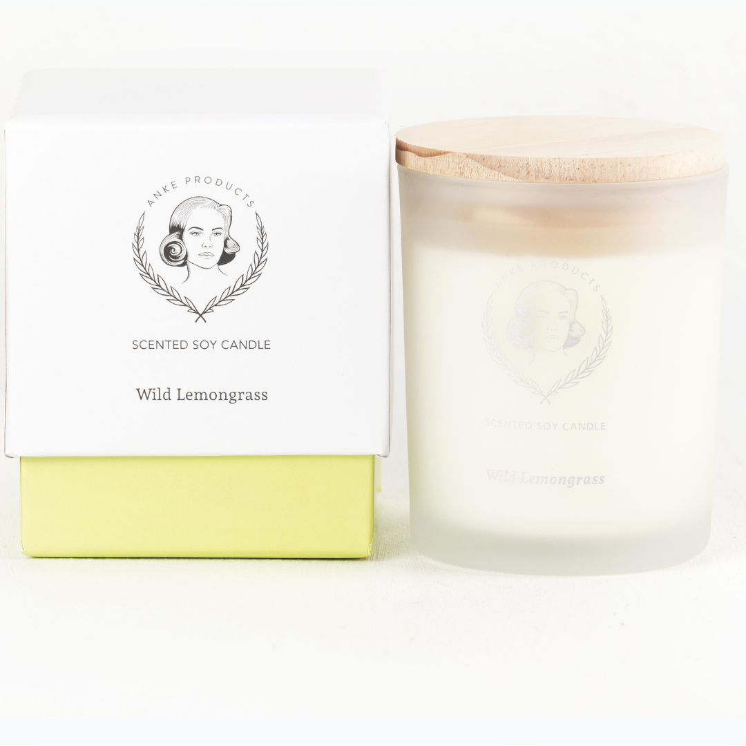 Anke Products - Wild Lemongrass Scented Soy candle