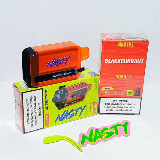 Nasty Rechargeable Bar Blackcurrant 9000 puff 50mg