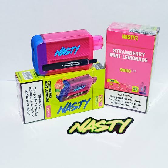 Nasty Rechargeable Bar 9000 puff 50mg - Strawberry Peach