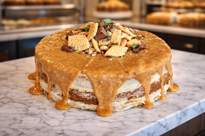 Peppermint crisp cake