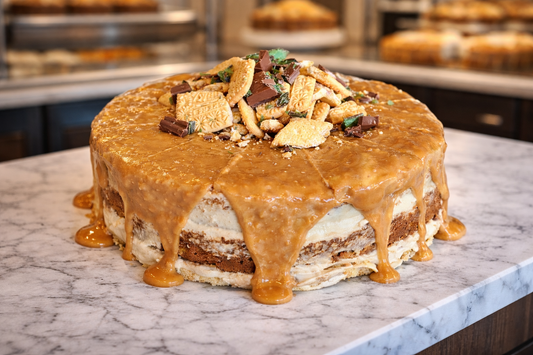 Peppermint crisp cake