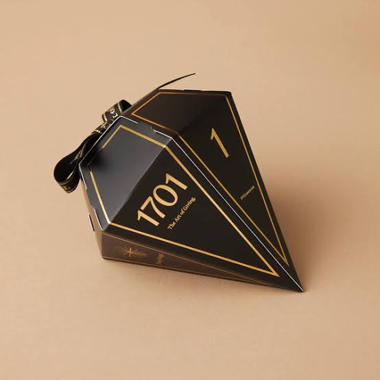 1701 honey nougat filled diamonds