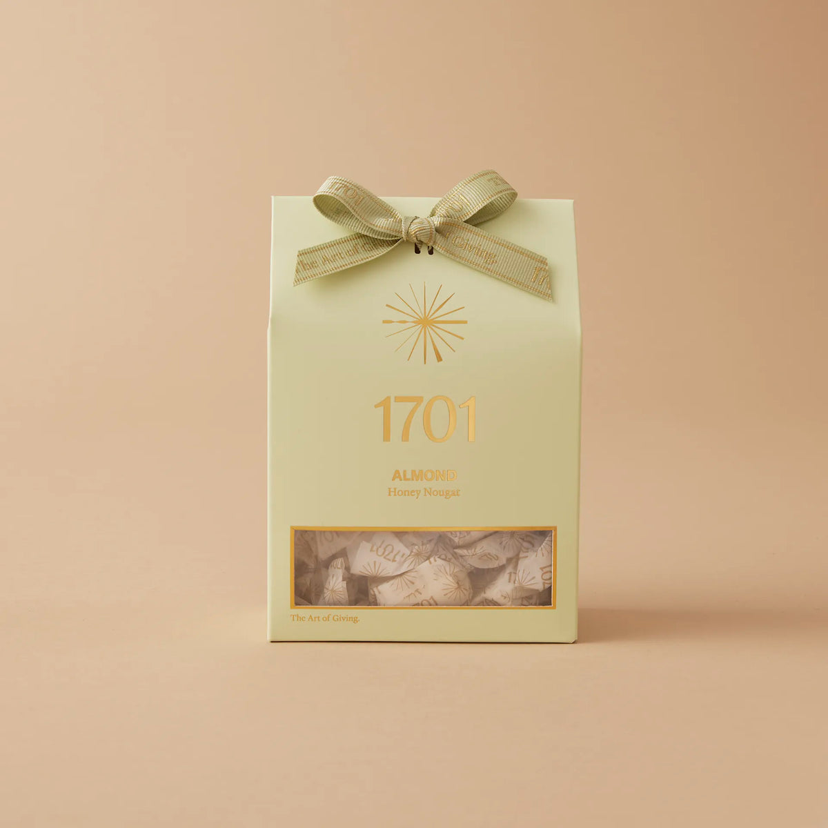 1701 roasted almond honey nougat box 160g ￼