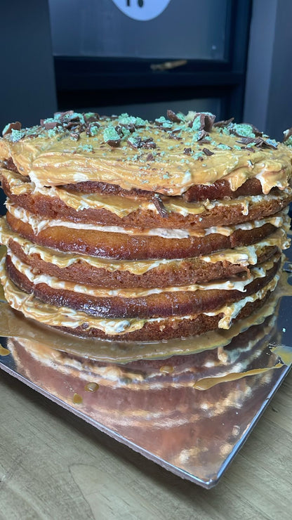 Peppermint crisp cake