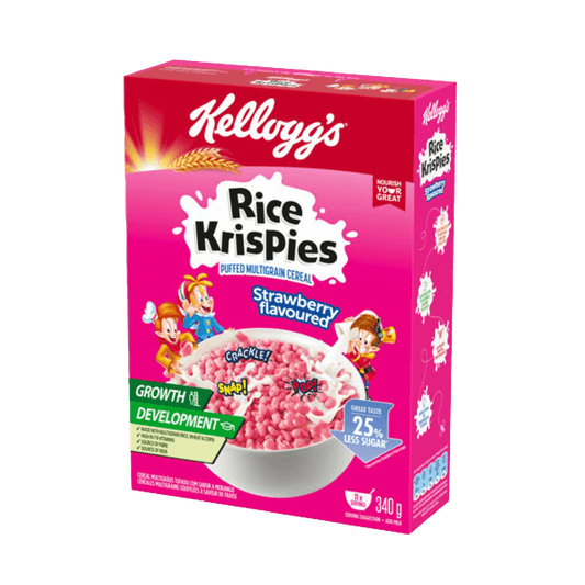Kellogg's® Rice Krispies® Strawberry Flavoured 340g