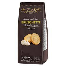 Laurieri Italian bread slices Bruschette garlic flavored