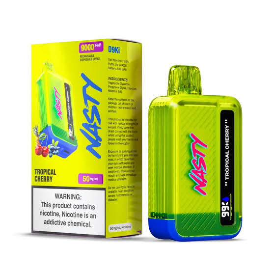 Nasty Rechargeable Bar 9000 puff 50mg - Tropical Cherry