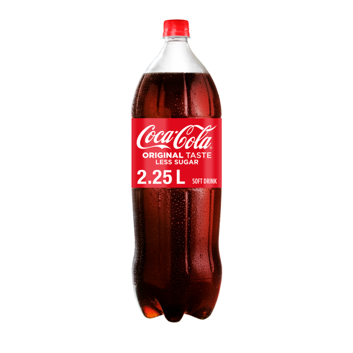 Coca Cola Original taste - Less Sugar 2.25L