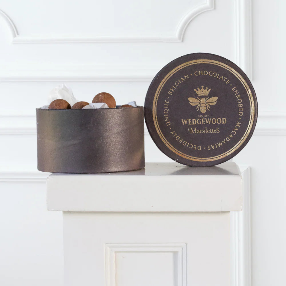 Wedgewood Milk Belgian Chocolate Mochaccino Wedgewood Macalettes Hat Box