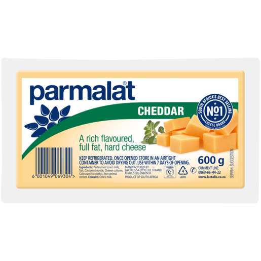 Parmalat Cheddar Cheese 850g