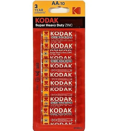 Kodak battery AA 10 pack