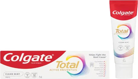 Colgate Total 12 Fluoride Toothpaste Clean Mint 75ml