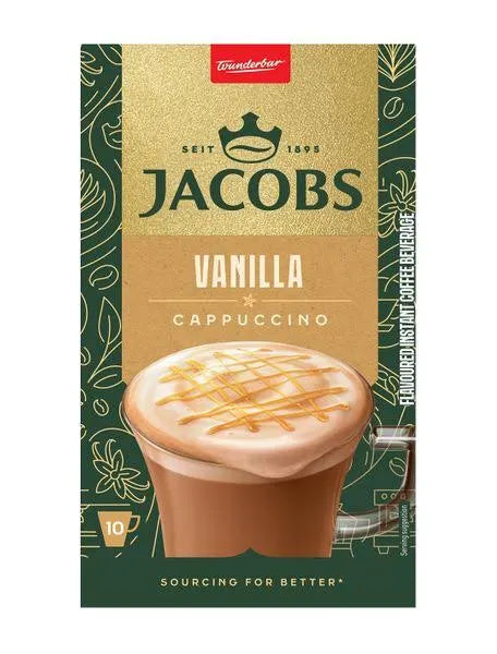 Jacob’s vanilla cappuccino 10 sachets box