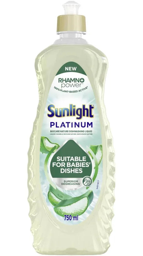 Sunlight Platinum biocare nature dishwashing liquid  750ml