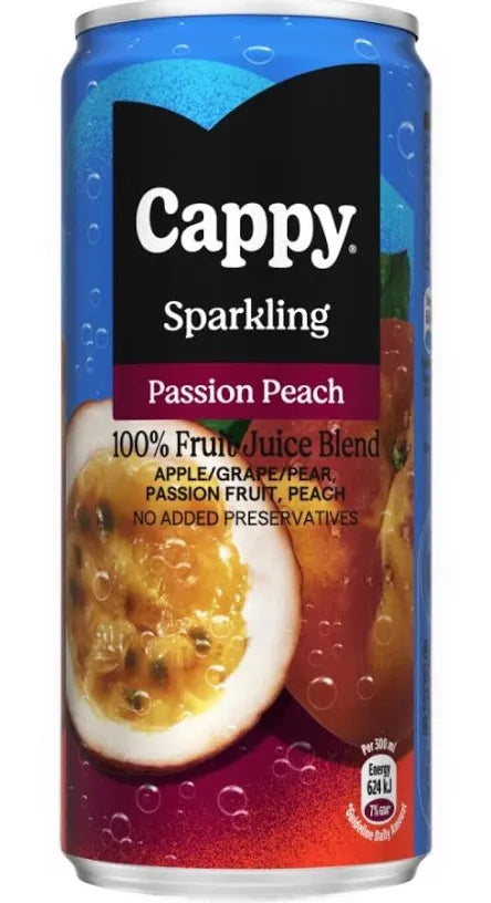 Cappy sparkling Passion Peach 300ml