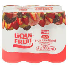 Liqui-Fruit Long Life cranberry cooler 300ml x 6
