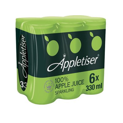 Appletiser Original Sparklng Juice 6x330/300ml