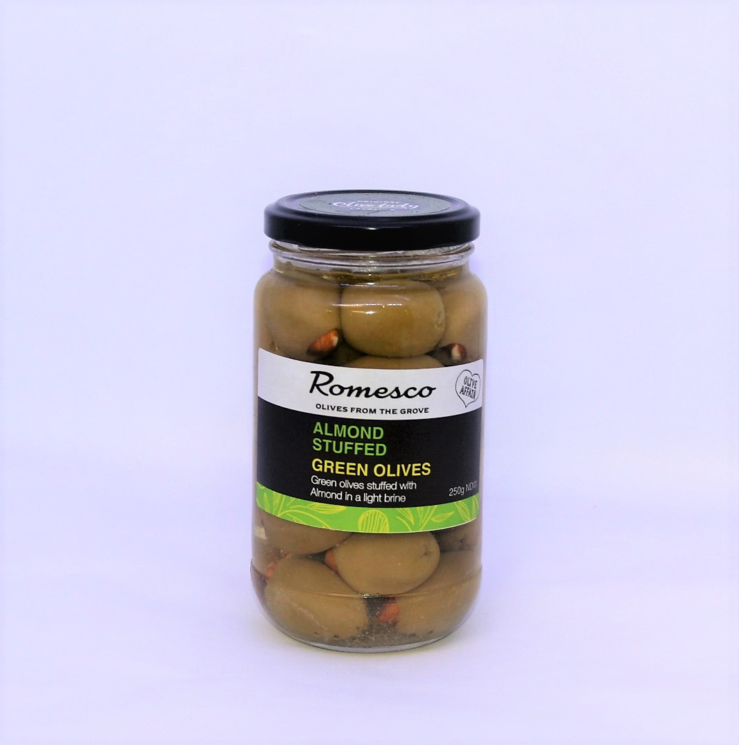 Green Olives stuffed with Almonds