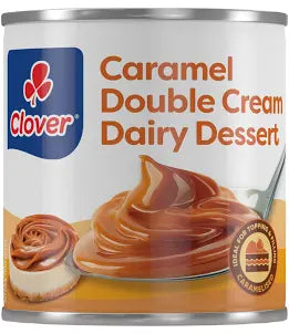 Clover caramel double cream dairy dessert can 360g￼