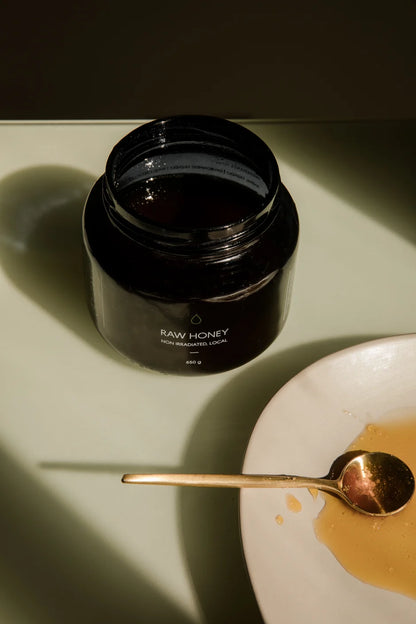 Auganic authentic 100% raw honey 650g