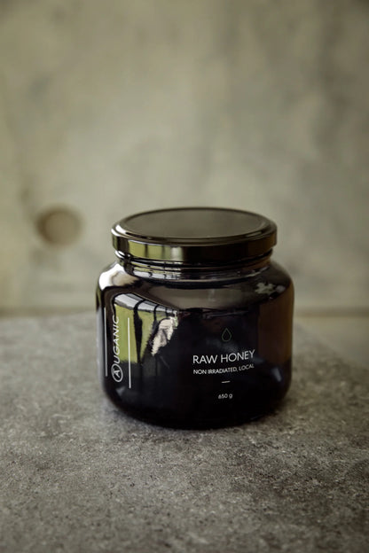 Auganic authentic 100% raw honey 650g