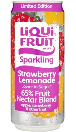 Liquid fruit sparkling strawberry lemonade 300ml limited edition