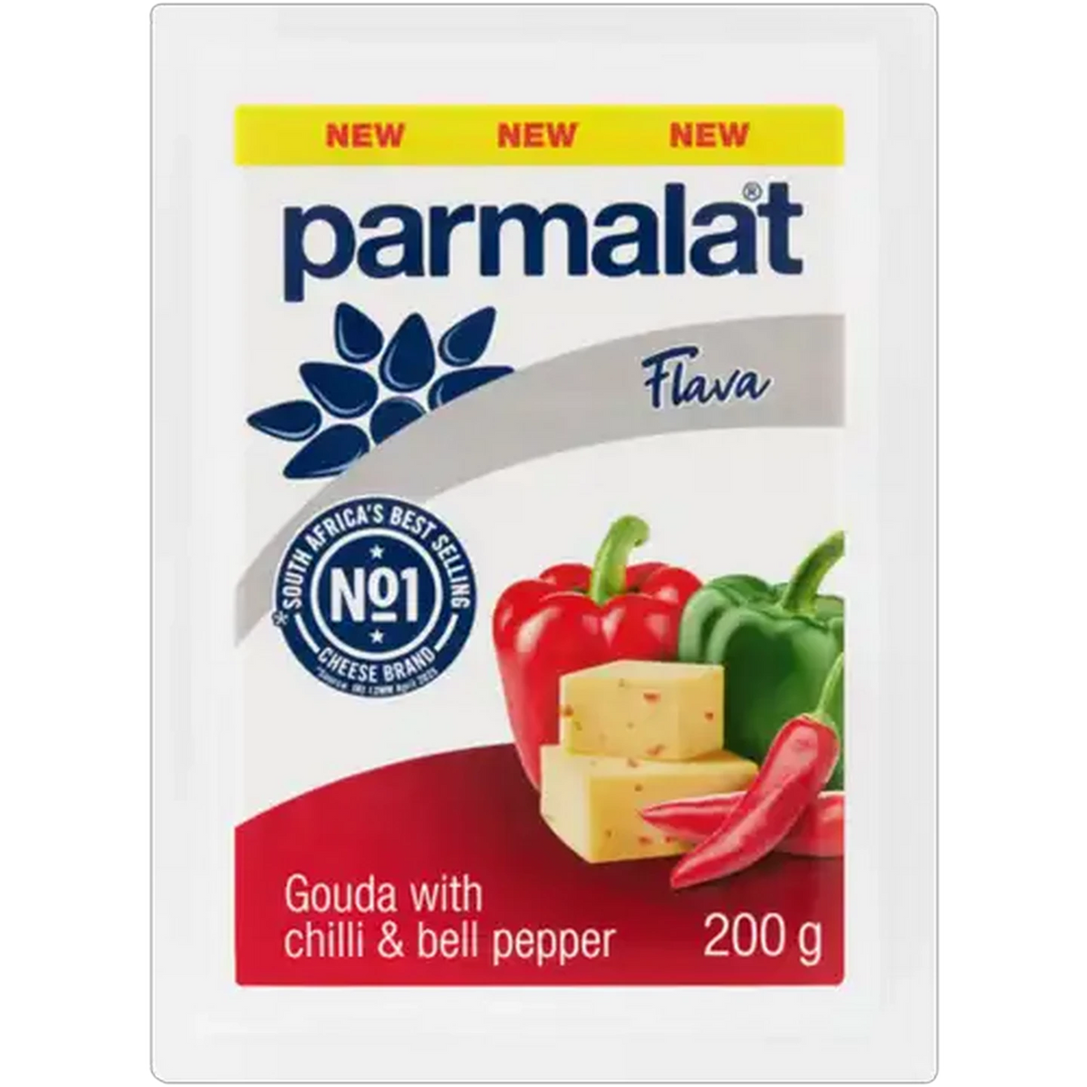 Parmalat Flava Gouda with Chilli & Bell Pepper 200g