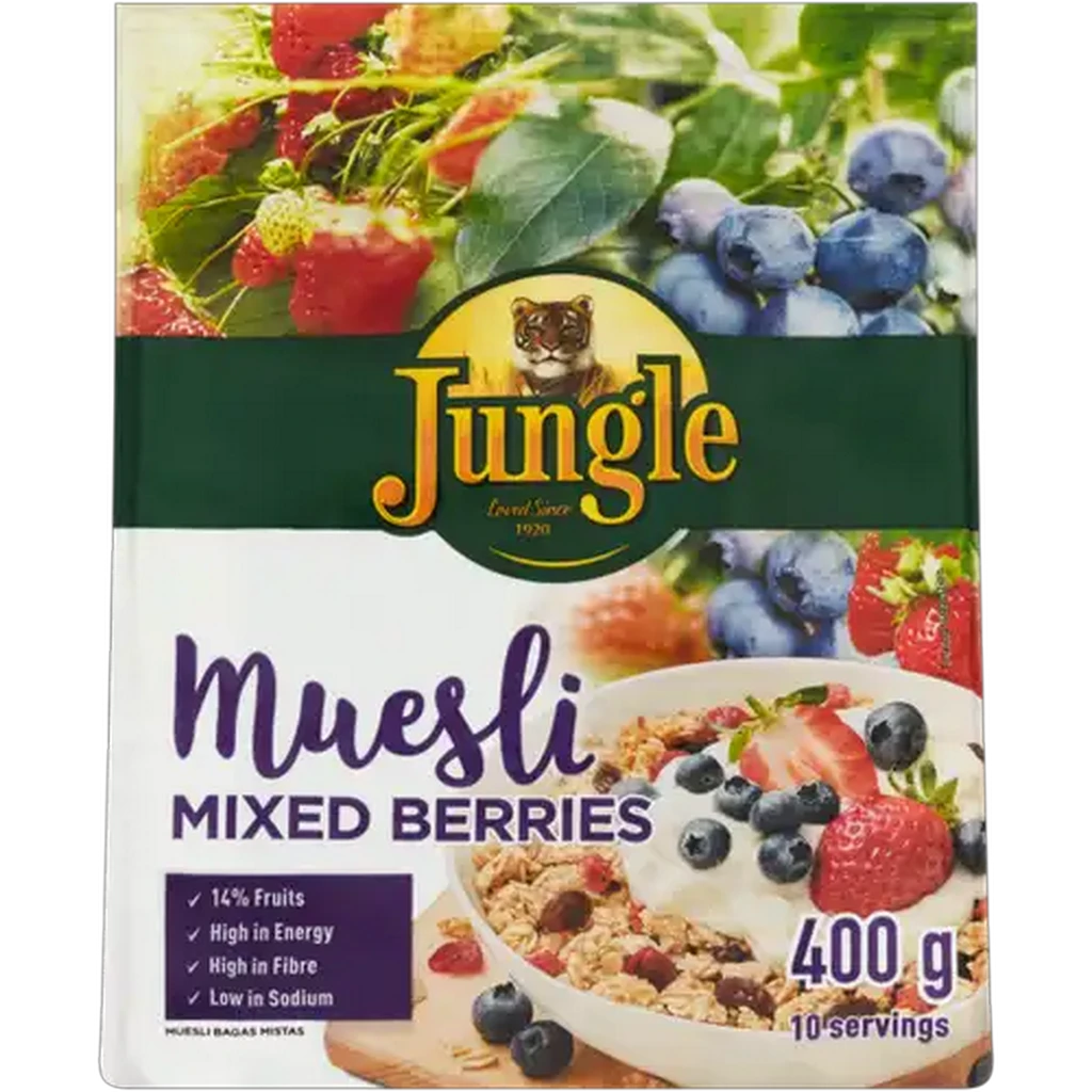 Jungle Mixed Berries Muesli Cereal 400g
