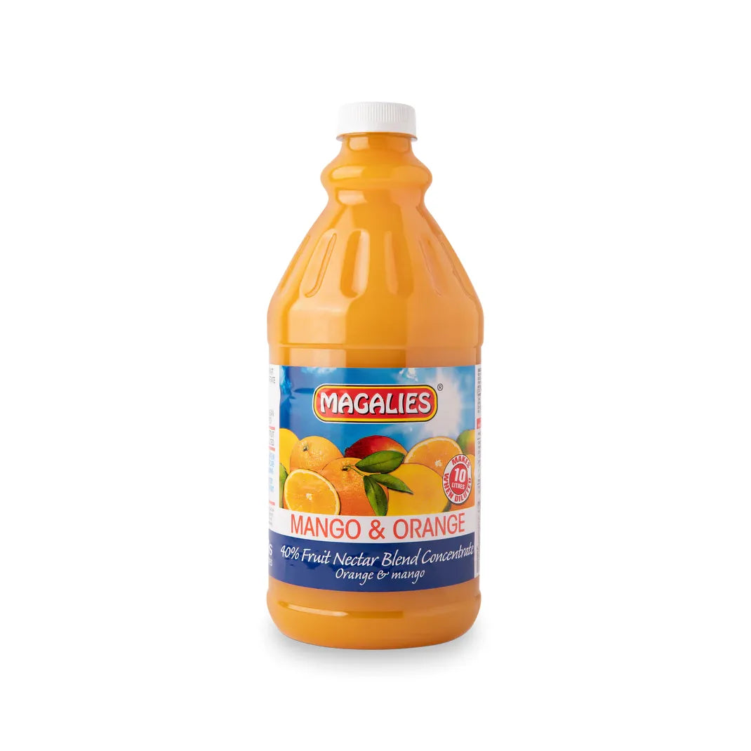 MAGALIES - 2 litre Mango & Orange 40% 1+4 fruit nectar concentrate
