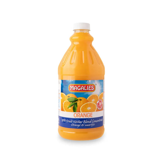MAGALIES - 2 litre Orange 50% 1+4 fruit nectar concentrate