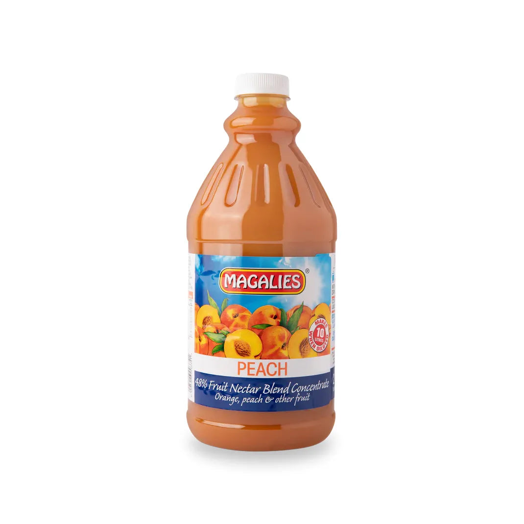 MAGALIES - 2 litre Peach 48% 1+4 fruit nectar concentrate