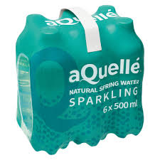 Aquella Six pack sparkling water.