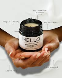 HELLO- Soy Wax Candle