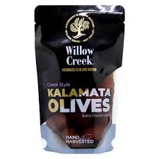 Willow Creek Kalamata un-pitted Olives 200g