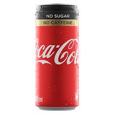 Coca Cola Zero sugar zero caffeine