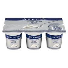 Lancewood double cream plain yogurt 6 pack