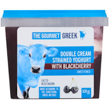 The Gourmet Greek- Black Cherry Yoghurt 500g