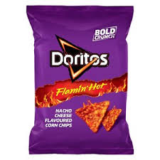 Doritos Chips Nacho Cheese Flamin Hot 145g