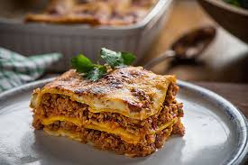 Taanie slaai mince lasagna
